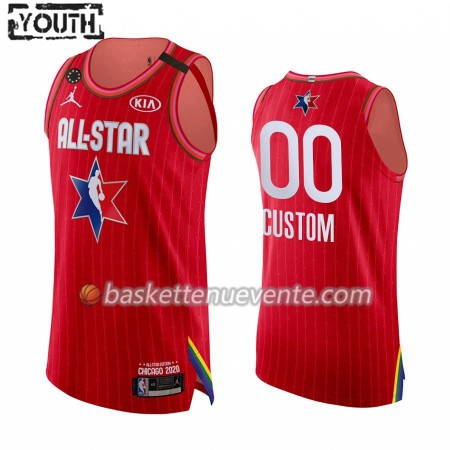 Maillot Basket 2020 All-Star Personnalisé Jordan Brand Kobe Forever Rouge Swingman - Enfant